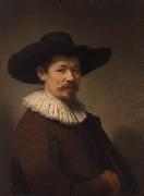 REMBRANDT Harmenszoon van Rijn Portrait of Herman Doomer (mk33) Sweden oil painting artist
